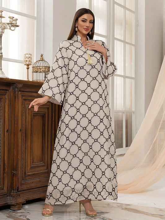 Elegant Abaya Apricot