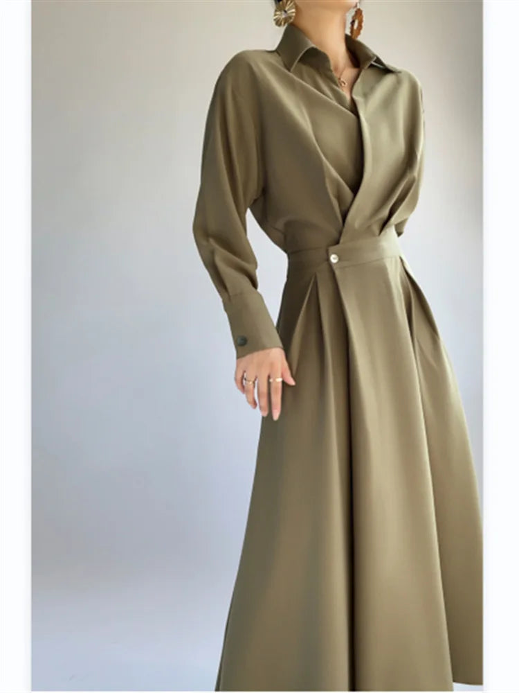 Long Dress Olive Green