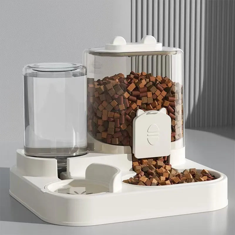 Automatic Feeder Cat White