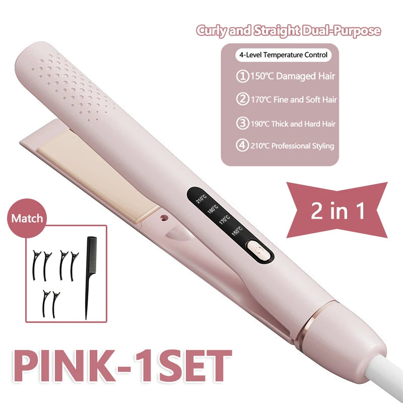 Hair Straightener Pink 1 Set
