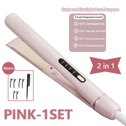 Hair Straightener Pink 1 Set
