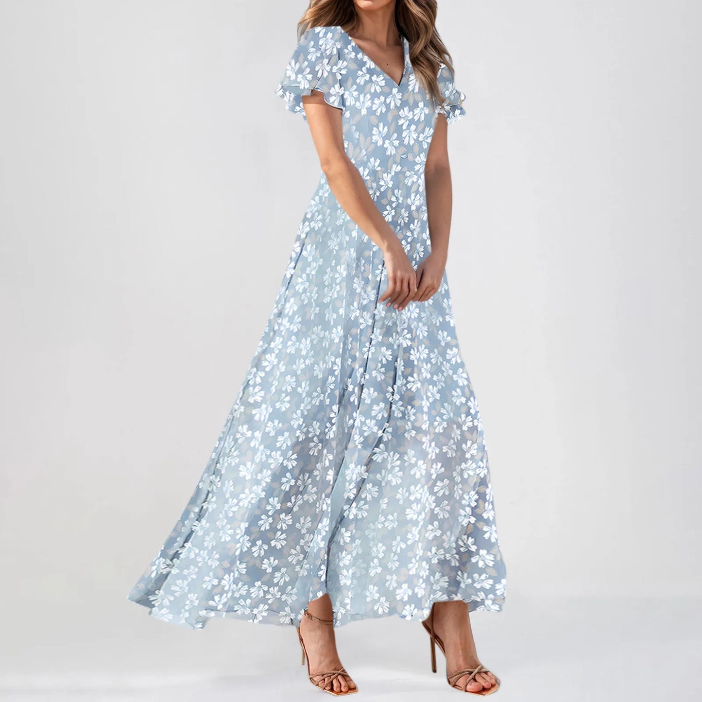 Summer Dress Light Blue