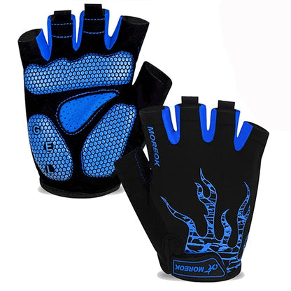 Half Finger Biking Gloves Road Gel Pad Anti-Slip Breathable MTB Gloves