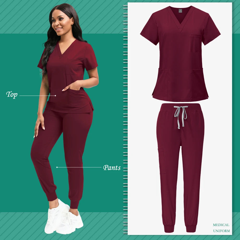 Uniform Unisex Burgundy