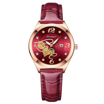 Reloj para mujer Wine Red