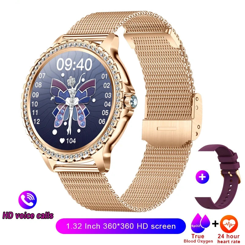 Smartwatch Golden Mesh