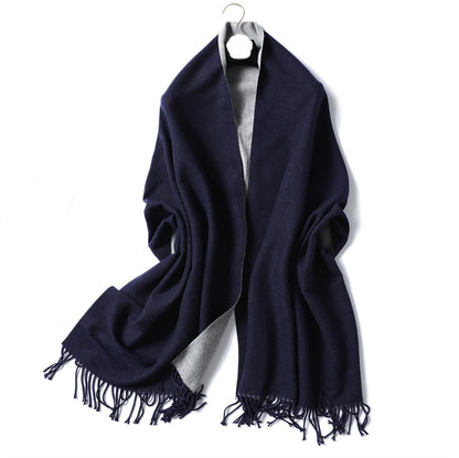 Winter Cashmere Scarf Women Thick Warm Shawls Wraps Lady