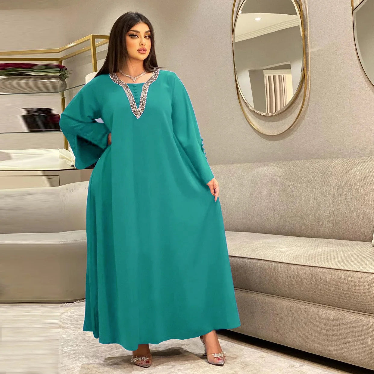 Abaya Green