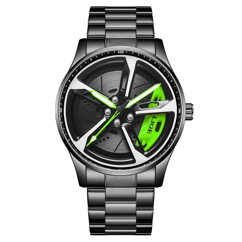 Quartz Watch Black Green