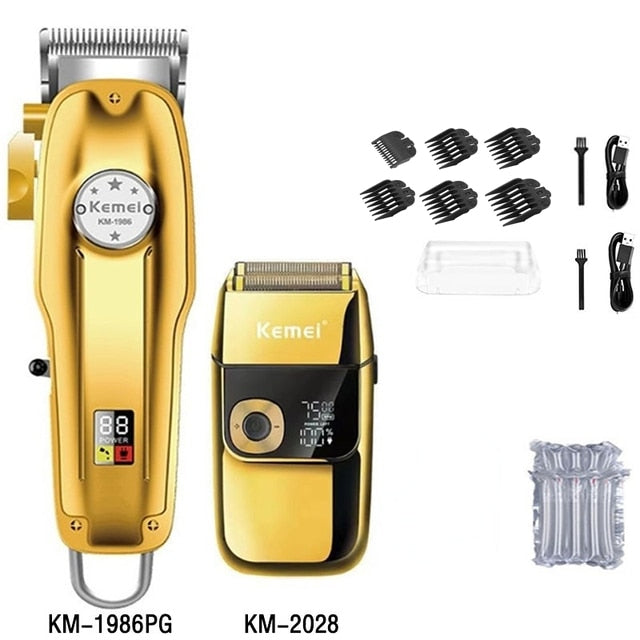 Kit Electric Cordless Hair Trimmer Hair Cut Machine