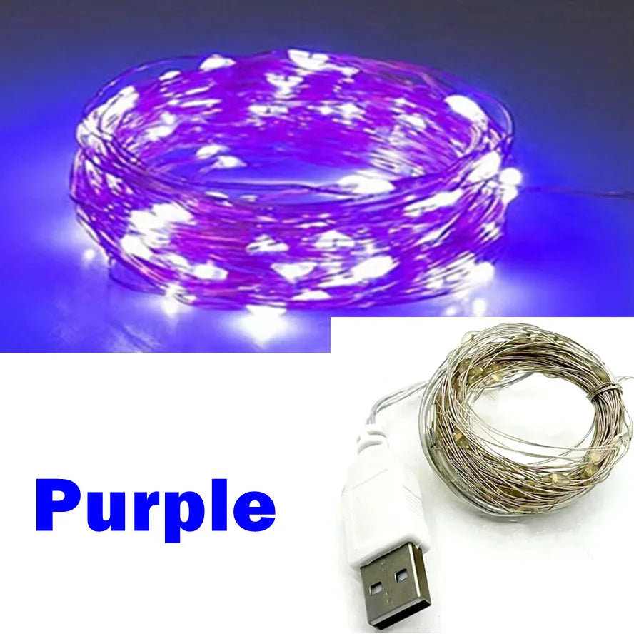 Ghirlanda de luces led Purple