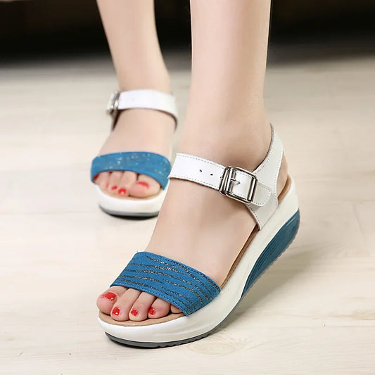 Ladies Sandals Blue