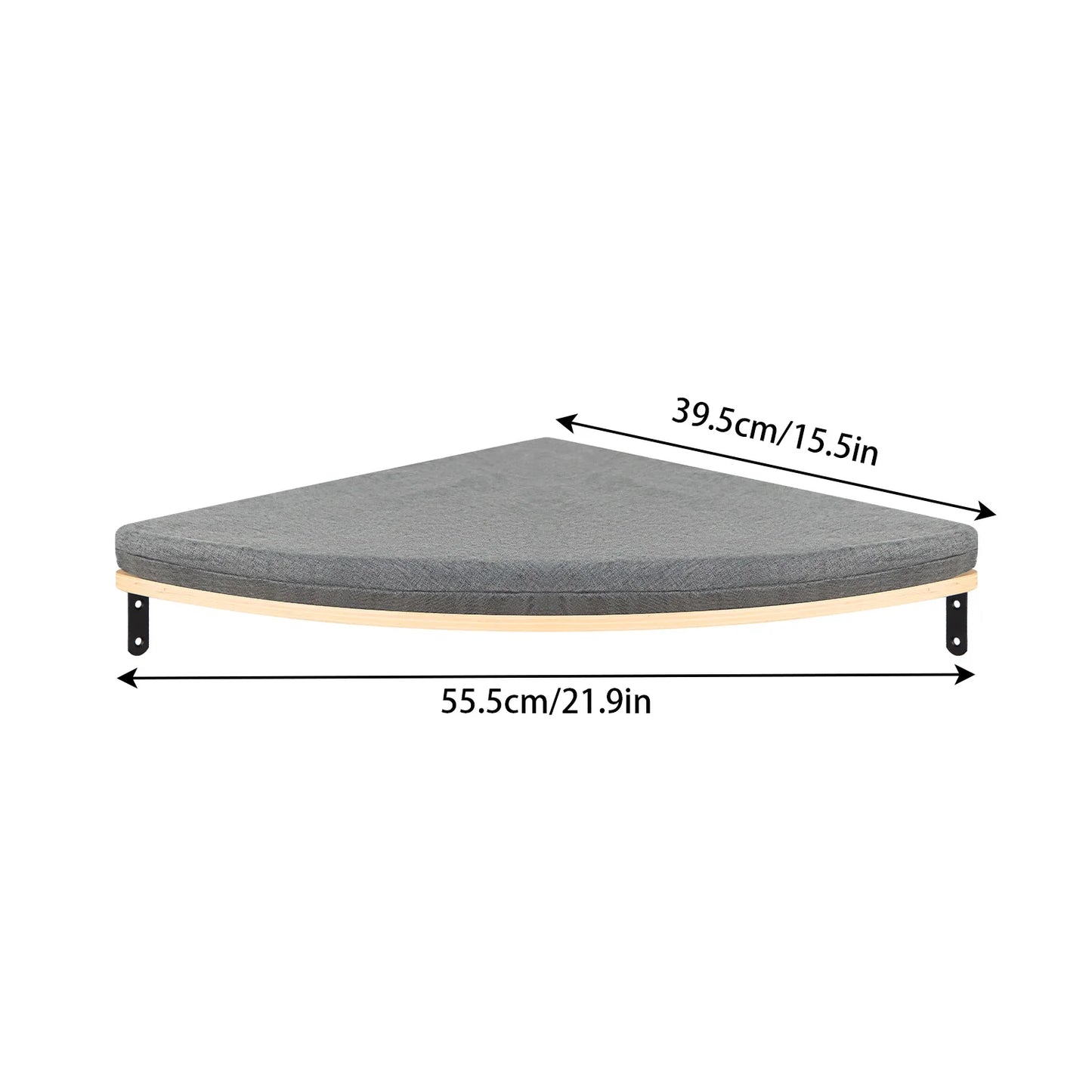 Wall Mounted Cat Shelf Bed Soft Cushion Climbing Sleeping Playing