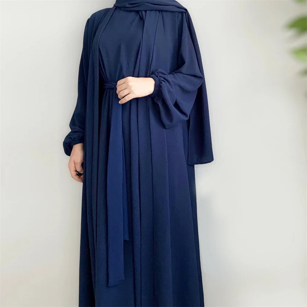 Abaya Dark Blue 2pcs