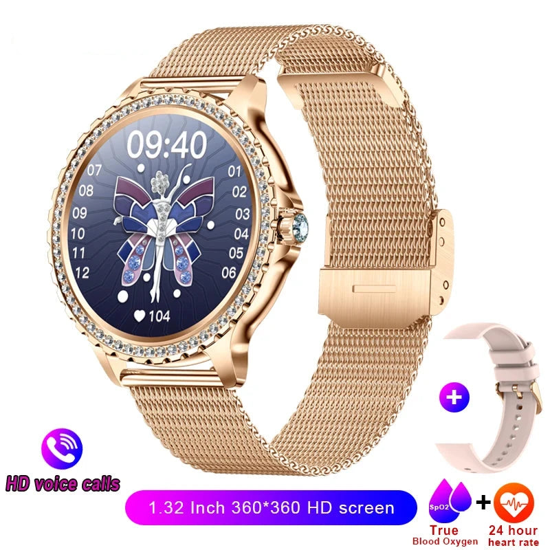 Smartwatch Golden Mesh Belt