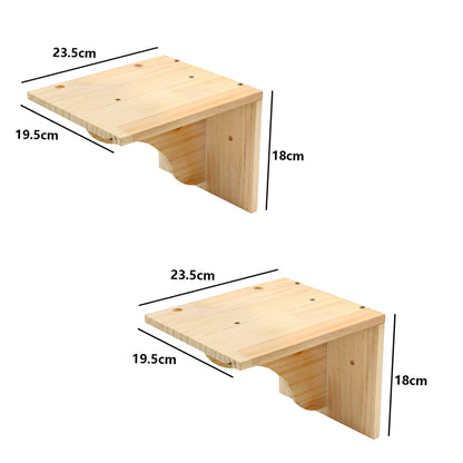 Wall Mounted Cat Shelf Bed Soft Cushion Climbing Sleeping Playing