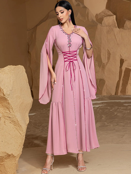 Abaya Dress Pink