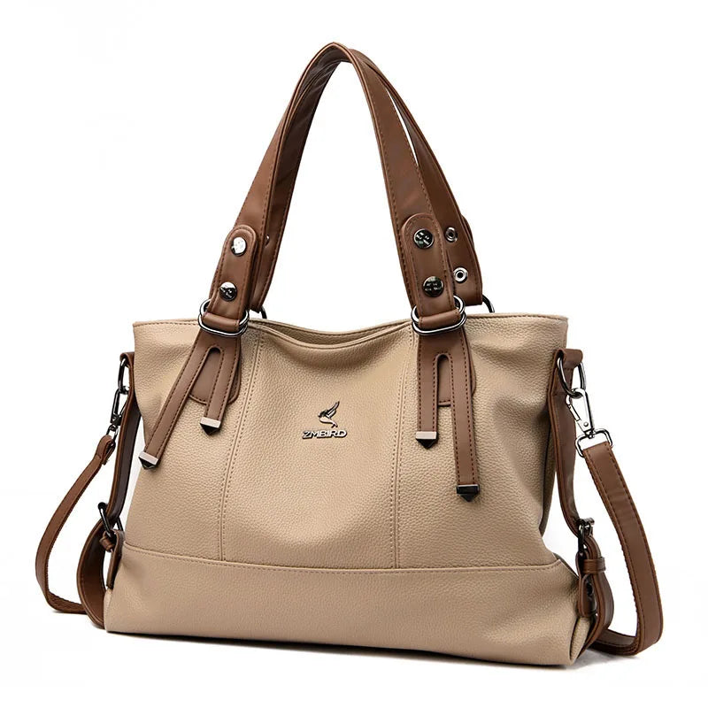 Large Capacity Handbags Khaki