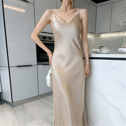 Vestido Liso Light Khaki