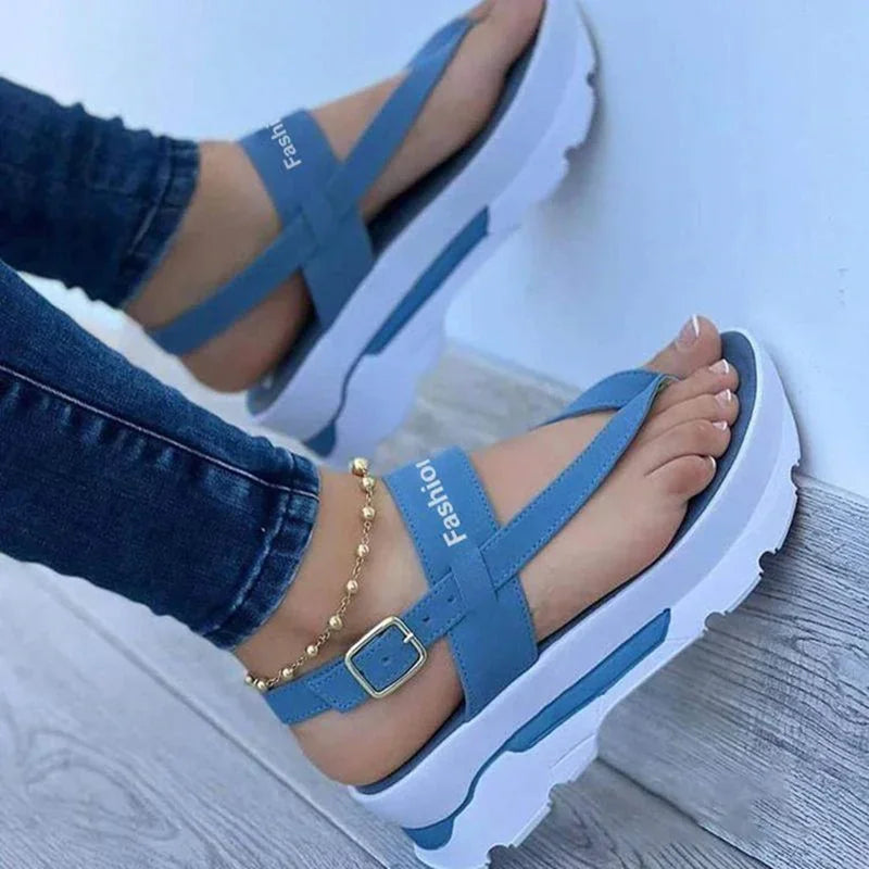 Sandalias con plataforma Blue