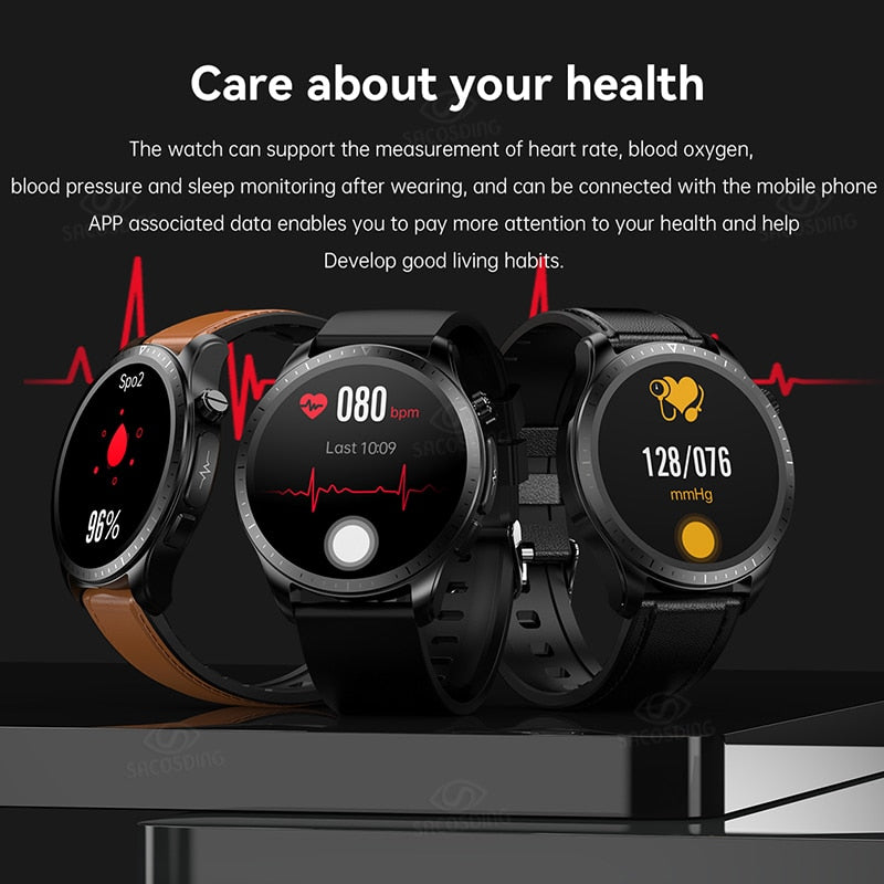 Blood Sugar Smartwatch 1.39 -inch 360*360 HD Touch Large Screen