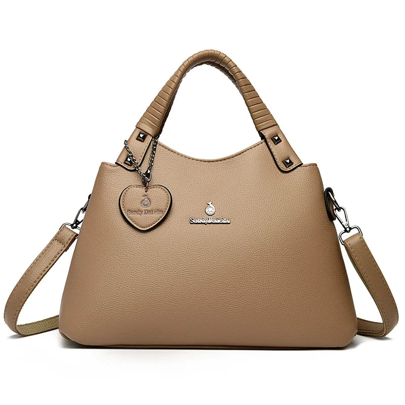 Luxury Handbag Light Khaki