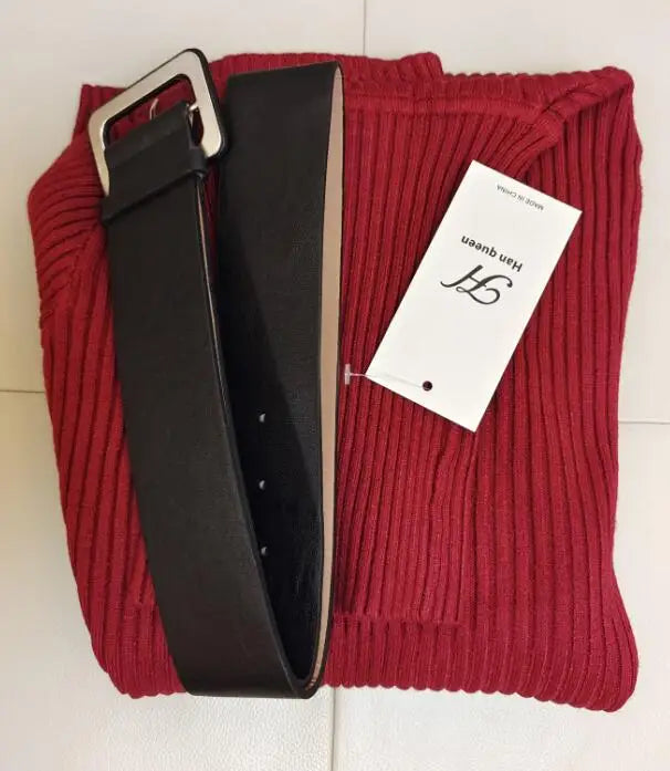 Turtleneck Sweater Wine