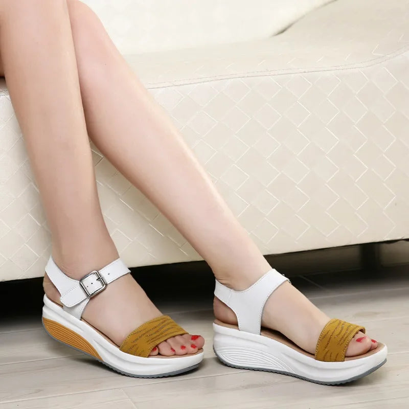 Ladies Sandals Yellow