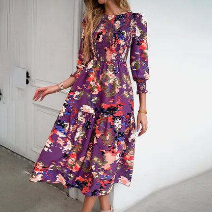 Vestido floral Purple