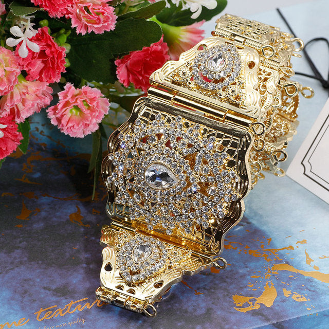 Chic Moroccan Belt for Women Gold Silver Color