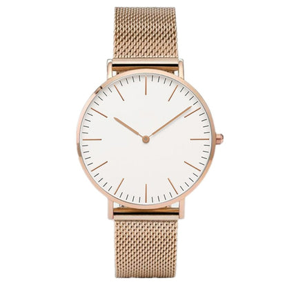 Top Brand Ladies Casual Quartz Watch Steel