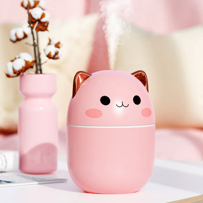 200ml Air Humidifier Cute Kawaiil Aroma Diffuser With Night Light Cool