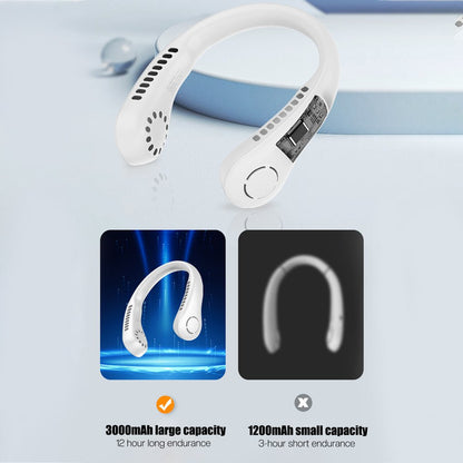 2022 Xiaomi New Mini Neck Fan Portable Bladeless Hanging Neck 3000mah