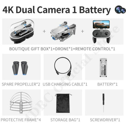 4DRC New Drone 4k Profesional HD Dual Camera fpv Drone Height Keep