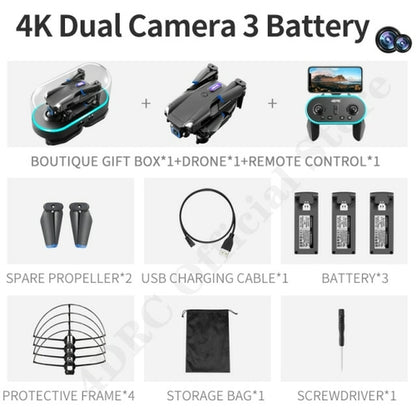 4DRC New Drone 4k Profesional HD Dual Camera fpv Drone Height Keep