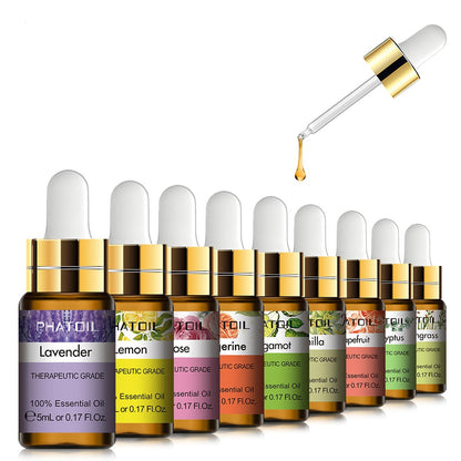 5ml Lavender Vanilla Essential Oil Diffuser Pure Natural Tea Tree