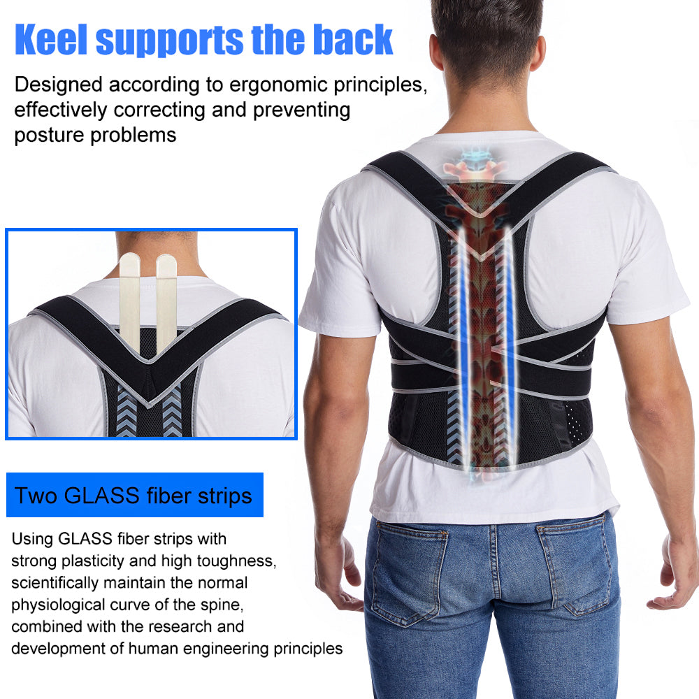 Adjustable Fully Back Shoulder Posture Corrector Belt Clavicle Spine