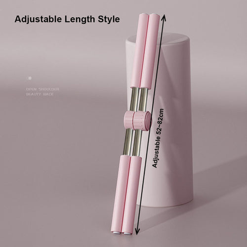 Adjustable Yoga Sticks Stretching Humpback Correction Stick Open