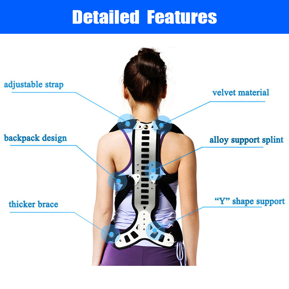 Back Posture Corrector Shoulder Waist Spine Support Brace Belt For