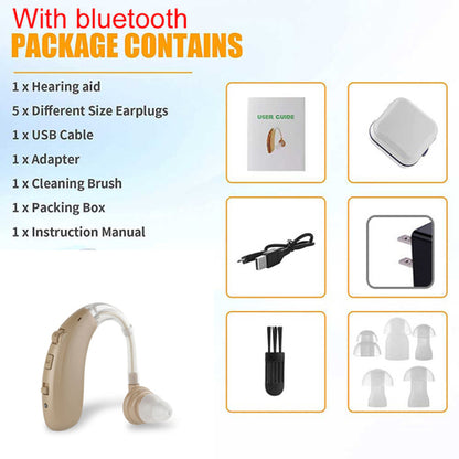 Bluetooth Hearing Aid Deaf Sound Amplifier