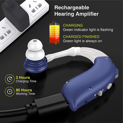 Bluetooth Hearing Aid Deaf Sound Amplifier