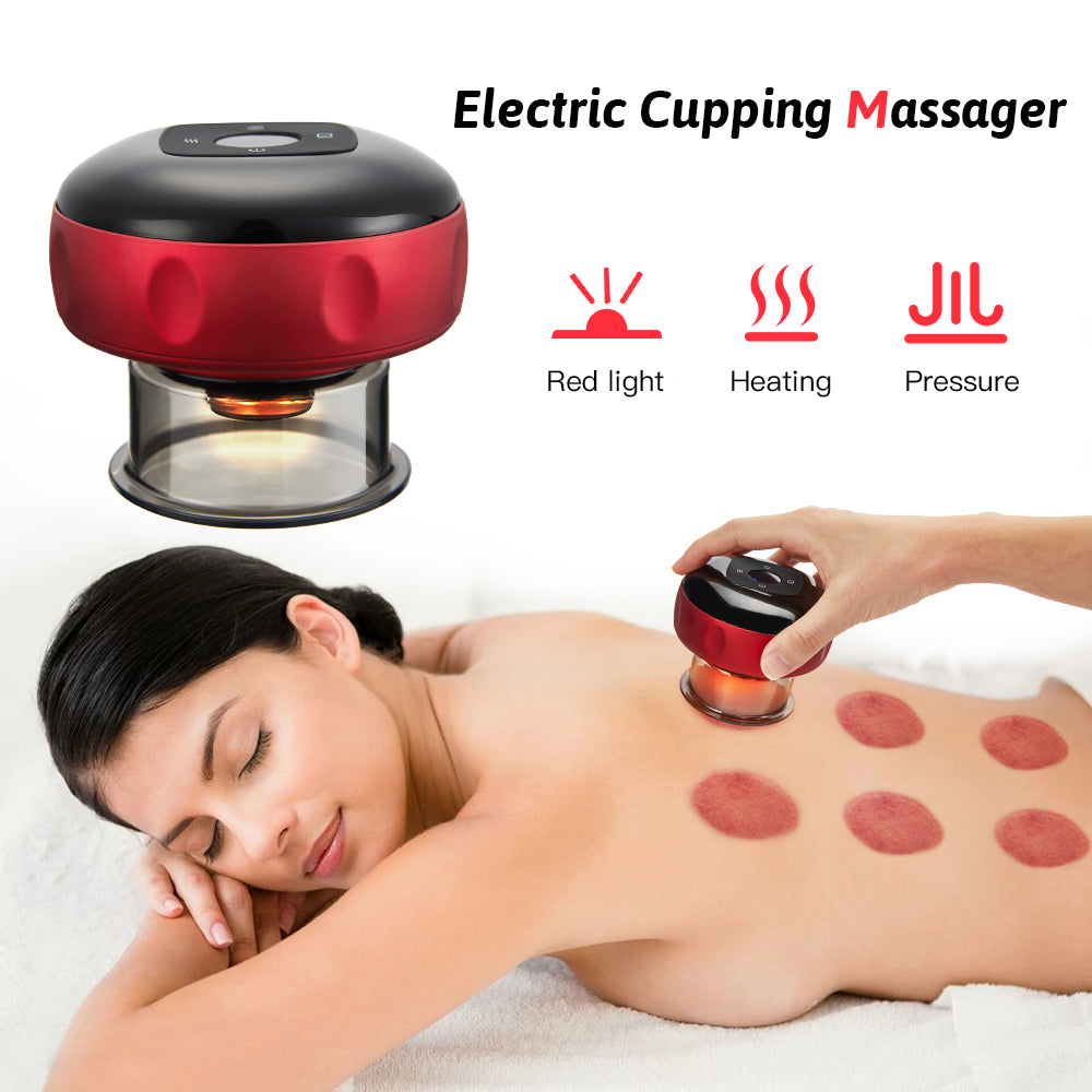 Electric Cupping Massage Gua Sha Vacuum Suction Cups Body Massager