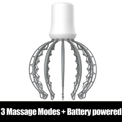 Electric Octopus Claw Scalp Massager Hands Free Therapeutic Head