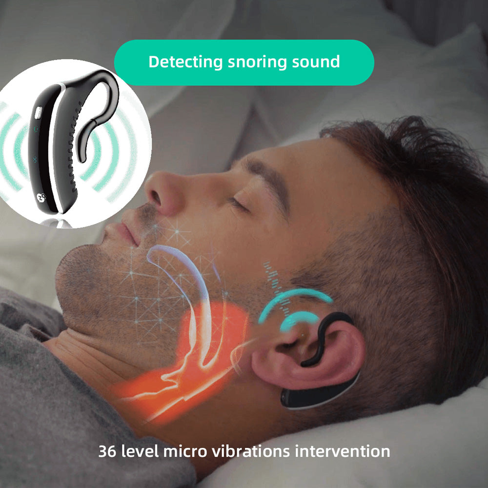 Electronic Snore Stoppe Anti Snore Headphone Sleep Analysis Device