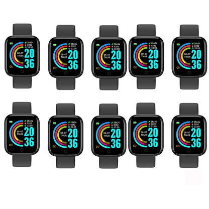 Y68 D20 SmartWatch 10PC Smart Bracelet Watch For IOS Android D20 pro - Alicetheluxe