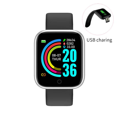 I5 Smart Watch Sports Pedometer Heart Rate Blood Pressure - Alicetheluxe