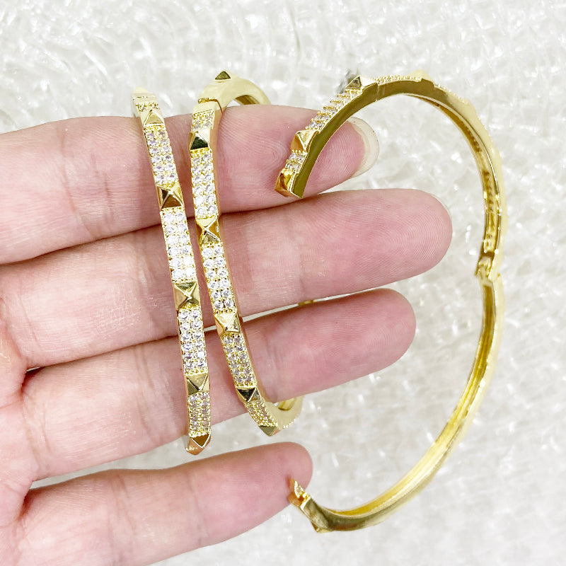 fashion zircon bangles crystal bracelets for women