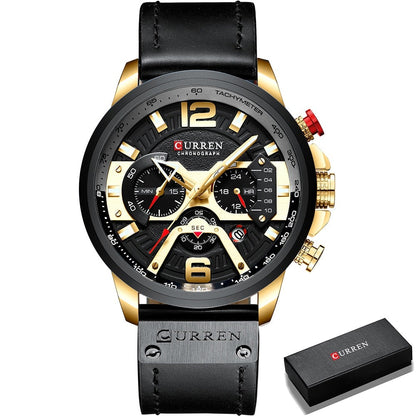 Luxury Watch For Men Quartz Chronograph Waterproof