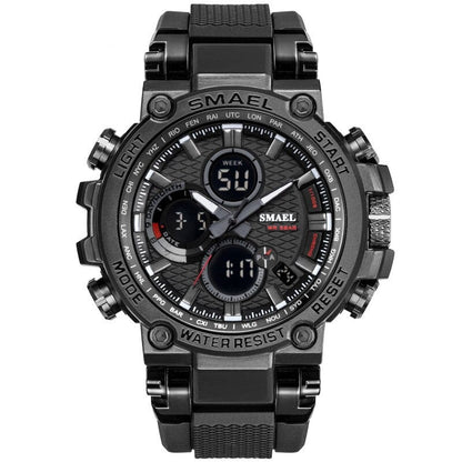 SMAEL 1803 Sport Watch Men Waterproof 5Bar Dual Time - Alicetheluxe