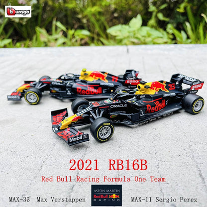 Bburago 1:43 2021 F1 Red Bull Racing RB16B 33# Max Verstappen 11#